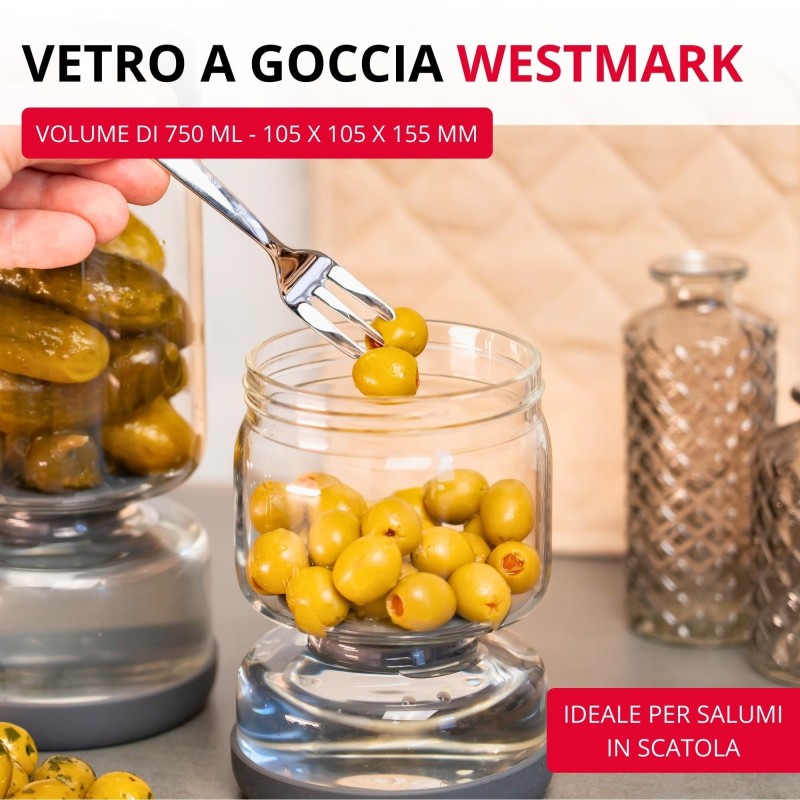 Barattolo Sgocciolamento Westmark 750ml Freschezza e Stile