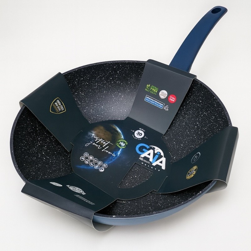 wok salta pasta antiaderente Gaia deluxe da 30 cm