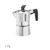 Caffettiera Moka in Alluminio Pedrini Aroma Chic 1 Tazza – Manico Antiscottatura