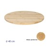 Tagliere piatto girevole in legno bambu cm 40