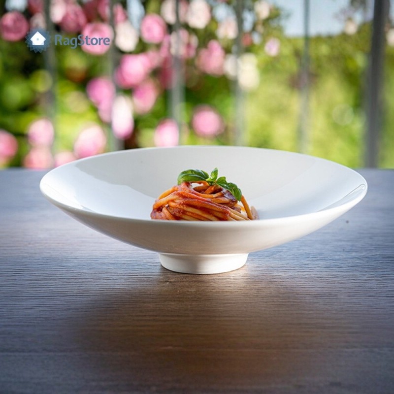 Piatto porcellana fondo per primi gourmet