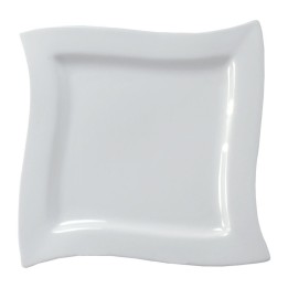 Piatto Porcellana Quadrato 31x31 cm - Design Raffinato | RagStore