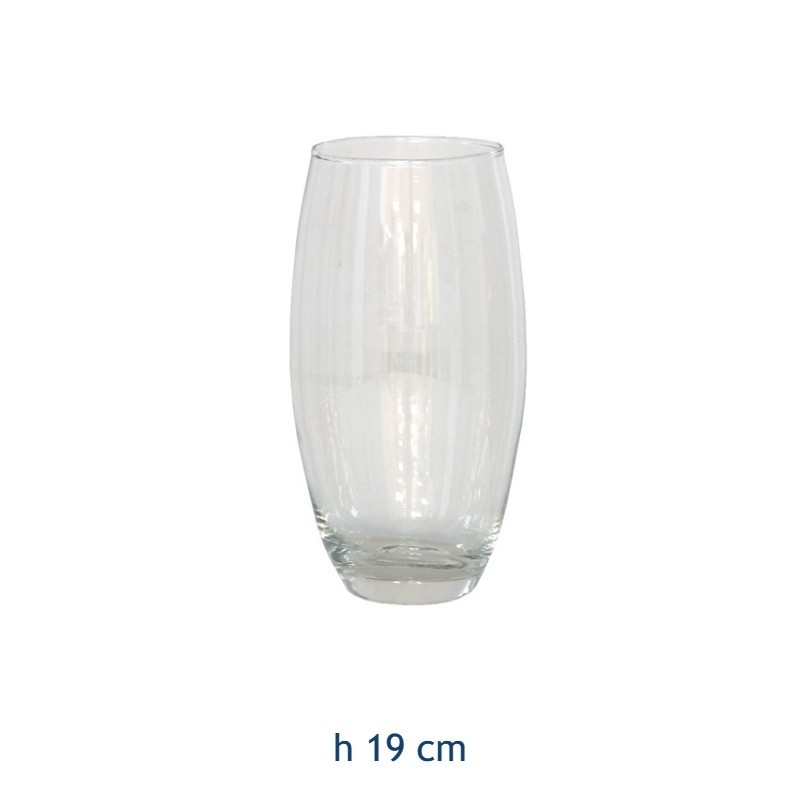 Vaso Portafiori Amarillide in Vetro Bombato 19 cm | Ragstore