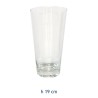 Vaso Portafiori Conico in Vetro 12x19 cm - Portafiori | Ragstore