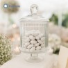 alzata in vetro porta confetti per matrimoni ed eventi