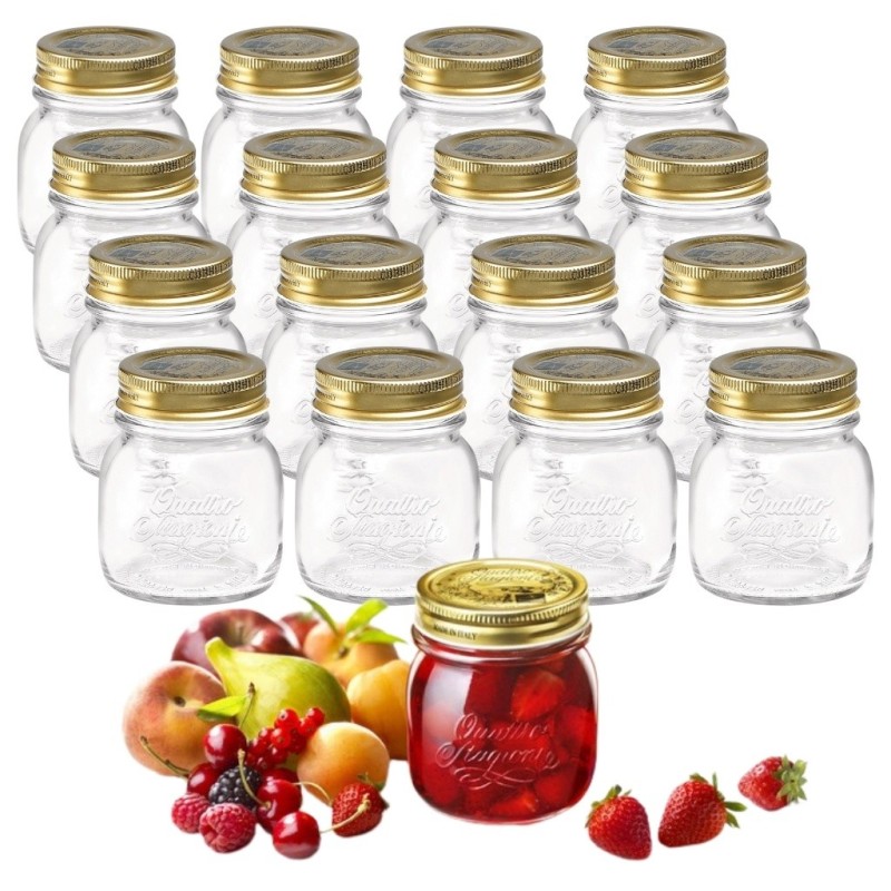 set 12 barattoli vetro 4 stagioni da 150 ml bormioli rocco