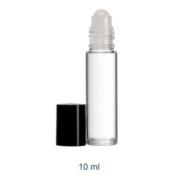 Bottiglia mini flacone 10 ml trasparente con roll-on – Contenitore vetro per oli essenziali e profumi | Ragstore