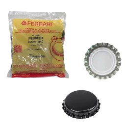 Tappi Corona Ø 26 mm Nero 100 pz – Birra e Bibite| Ragstore