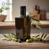 Bottiglia King Quadra 500 ml vetro scuro con tappo antifrode nero – confezione premium per olio e amari