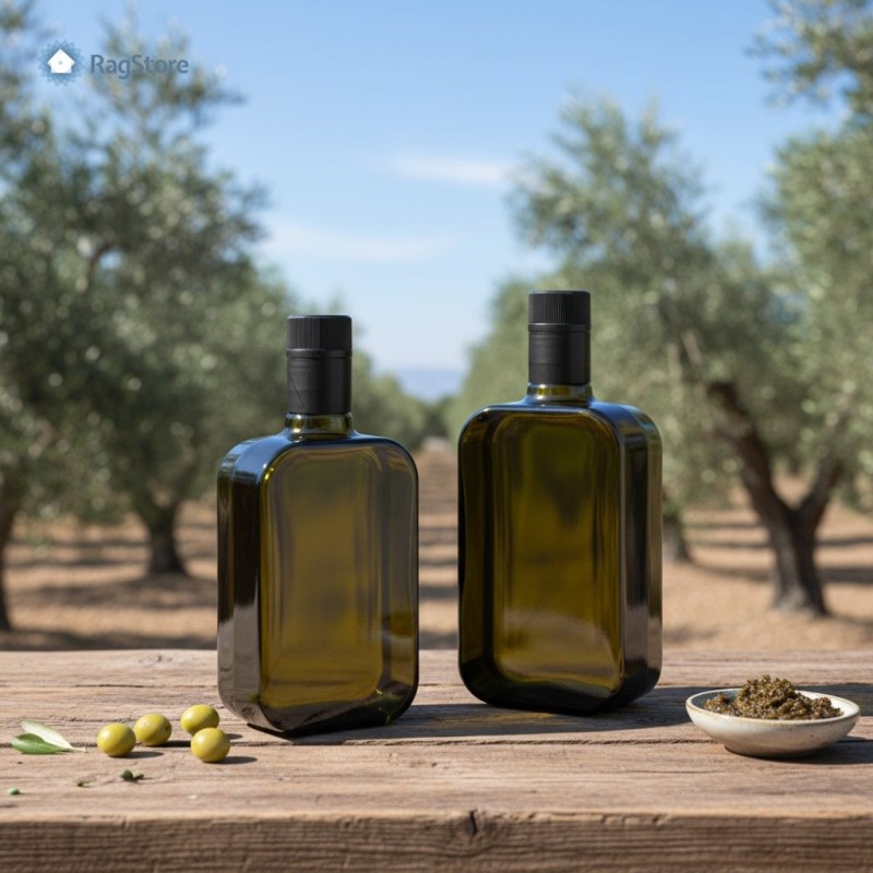 Come confezionare e conservare l'olio extravergine biologico di olive