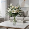 Vaso Bombato Tortino in Vetro 10×19 cm – Portafiori | Ragstore