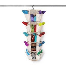 PORTA SCARPE ORGANIZER CONTENITORE ROTANTE 35 POSTI
