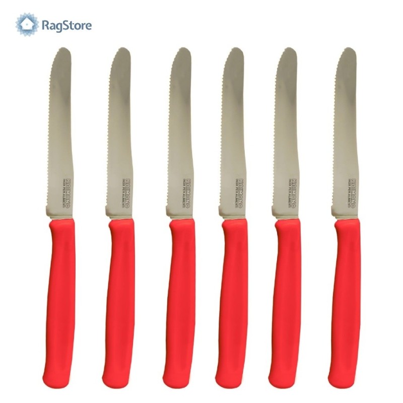 Coltelli Kaimano Dinamik 6 Pezzi Rosso – Taglio Preciso e Design Moderno