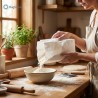 buste in carta kraft bianca per confezionare e vendere farina semola e altri alimenti - ragstore