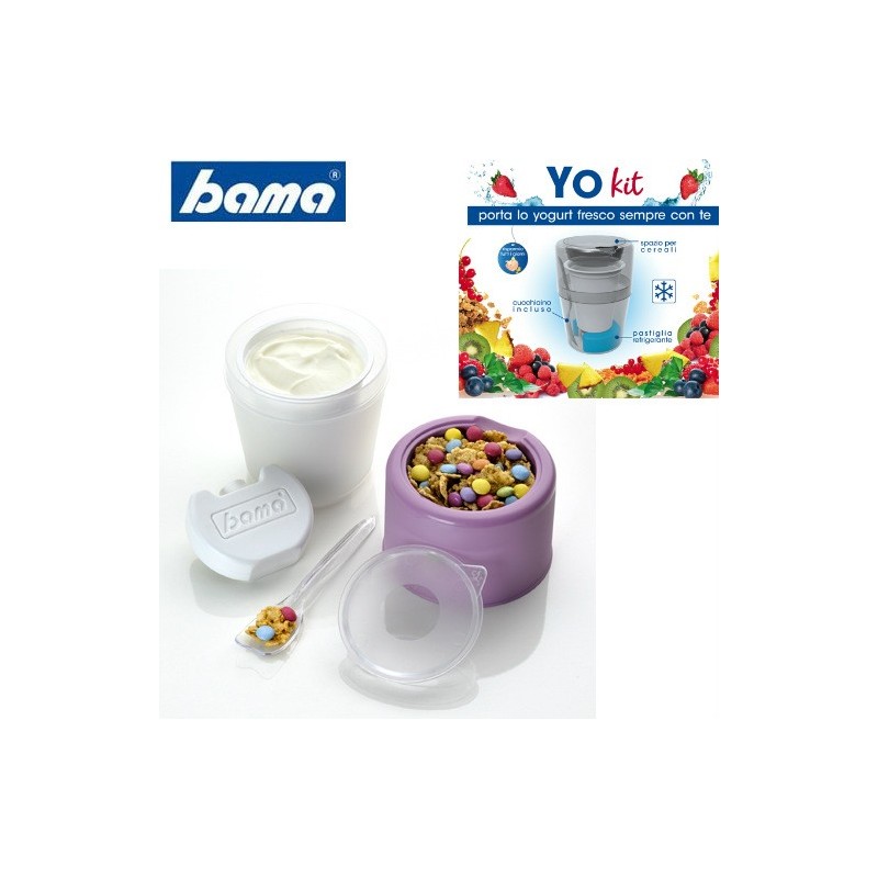 Contenitore yogurt termico con tavoletta refrigerante
