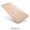 Pala per pizza a metro rettangolare in legno di betulla professionale dimensioni 33x100 cm