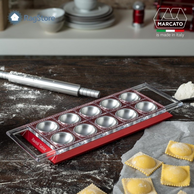 Stampo Ravioli Tablet Rosso Marcato – Alluminio | Ragstore