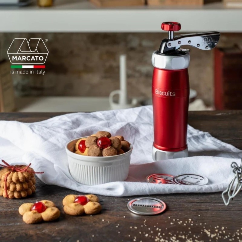 Macchina per Biscotti Biscuits Design Rosso Marcato | Ragstore
