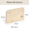 Dimensioni raschietto taglia pasta Taracco Marcato