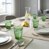 Tavola moderna con bicchieri verdi Picardie da 25 cl