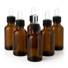Set 6 Boccette Ambrate 50 ml con Contagocce | Ragstore