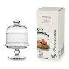ALZATA IN VETRO PORTA DOLCI MOD. MINI PATISSERIE CM 12 CON COPERCHIO