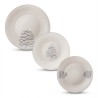 Set 18 pezzi piatti natale Blue Christmas