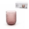 Confezione da 6 bicchieri in pasta di vetro colorata Rosa modello Gioia da 260 ml