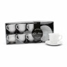 Set Tazze da Tè Porcellana 6 Pezzi Check | Ragstore