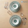 Servizio Piatti Porcellana 18 Pz Corolla Verde – Tavola Naturale | Ragstore