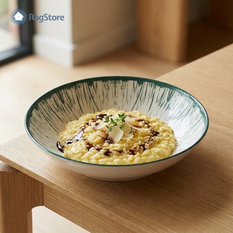 Servizio Piatti Porcellana 18 Pz Corolla Verde – Tavola Naturale | Ragstore