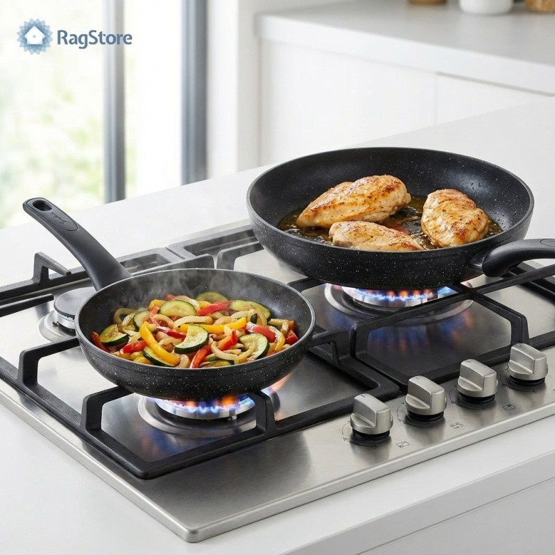 Set Padelle Lagastina Cucina Facile 24/28 cm | Ragstore