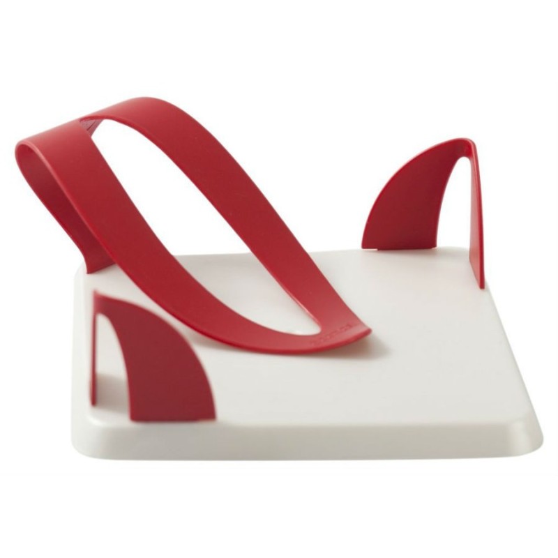 PORTATOVAGLIOLI PLASTICA TULIPANO CM 19,4x19,4x8,5 ROSSO