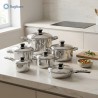 Batteria Pentole Acciaio Inox Elisabetta 12 Pezzi | Ragstore