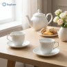 Set Tazze da Tè Porcellana 6 Pezzi Check | Ragstore