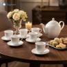 Set Tazze da Tè Porcellana 6 Pezzi Check | Ragstore