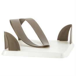 PORTATOVAGLIOLI PLASTICA TULIPANO CM 19,4x19,4x8,5 TORTORA