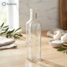 Bottiglia vetro quadrata Marasca trasparente da 250 ml - Rag Store