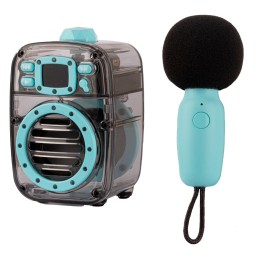 Altoparlante Karaoke JoyVox Blu con Microfono – Audio Kids | Ragstore