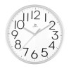 OROLOGIO DA PARETE PLASTICA MOVIMENTO CONTINUO ARGENTO