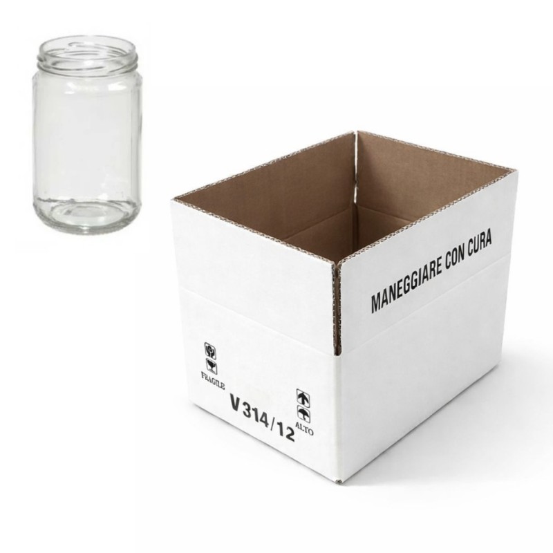 Scatola Cartone 12 Barattoli 314 ml – Imballaggio | Ragstore