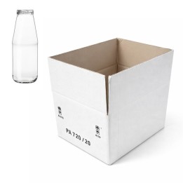 Scatola in cartone per 20 bottiglie di passata da 720 ml - RagStore