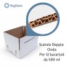 SCATOLA CARTONE PER BARATTOLO 580 ML A 12 POSTI - BIANCA