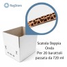 Scatola in cartone per 20 bottiglie di passata da 720 ml - RagStore