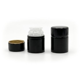 Tappo anti-frode Guala in alluminio nero lucido | Chiusura premium per bottiglie