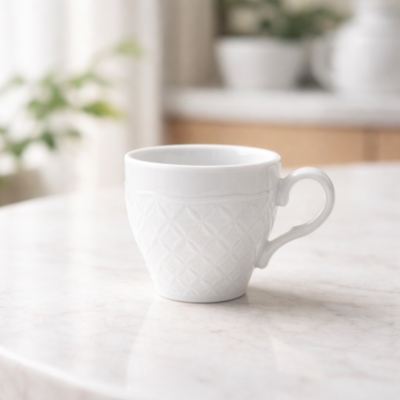 Tazzine Caffè Porcellana Diamond 6 Pezzi | Ragstore