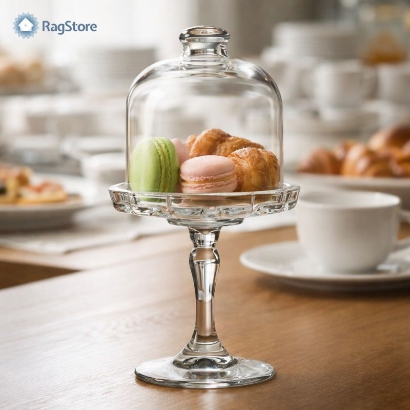 Alzata in Vetro Porta Dolci Mini Patisserie Ø 11 cm | Ragstore