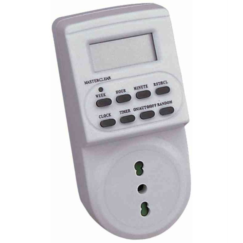 PRESA TIMER PROGRAMMABILE OROLOGIO SETTIMANALE 16A 3600W