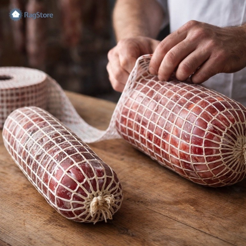 Rete elastica per pressare salumi e insaccati medi - RagStore