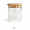 Barattolo Vetro 310 ml con Tappo Legno - Contenitori | Ragstore